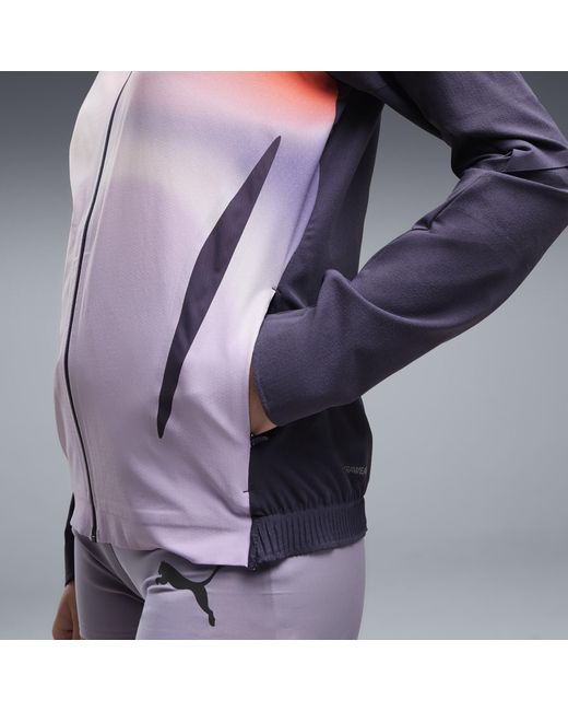 PUMA Purple Lightspeed Ultraweave Graphic Running Jacket