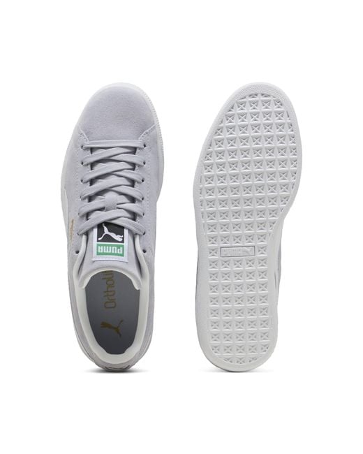 PUMA White Suede Classic Sneakers Schuhe