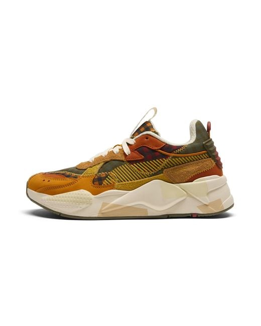 PUMA Brown Rs-X Hyper Prep Fall Sneakers