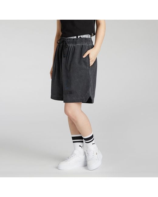 PUMA Nekosan X Hoops Dylan Gestrickte Shorts Für Herren in Black für Herren