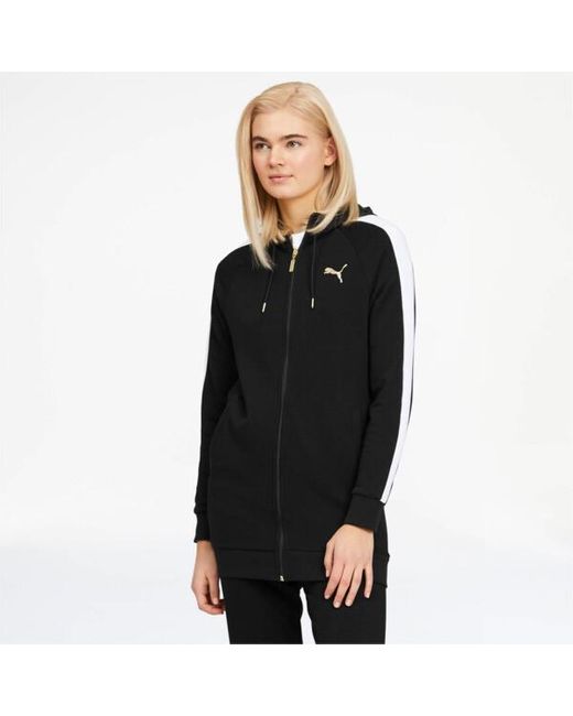 Black and gold pumas zip hoodie outlet