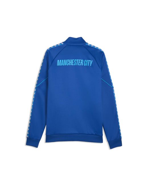 PUMA Blue Manchester City King Anthem Track Jacket for men