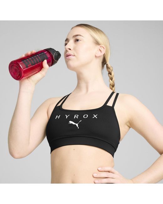 PUMA Black X Hyrox Move Strappy Bra