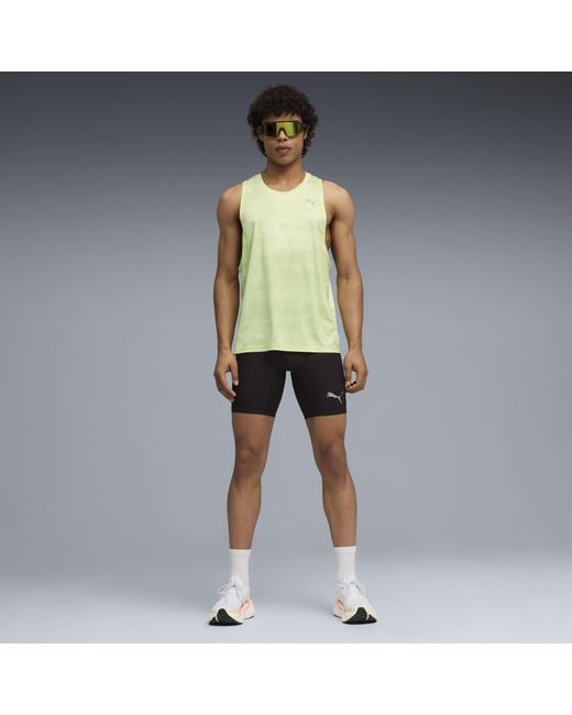 PUMA Black Lightspeed 8" Running Half Tight for men