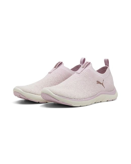 PUMA Softride Remi Slip-on Knit Hardloopschoenen in het Pink