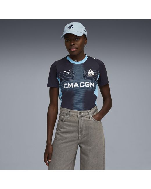 PUMA Blue Olympique De Marseille 25/26 Auswärtstrikot Damen