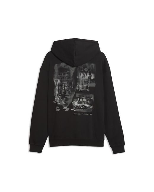 PUMA Black X Hyrox Heavyweight Hoodie Shoes for men