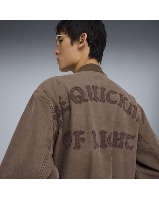 PUMA Now Bomberjacke Herren, Kleidung in Brown für Herren