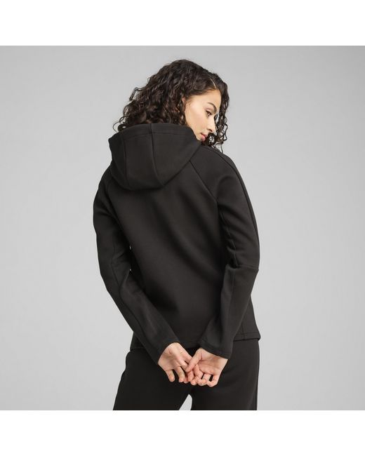 PUMA Black Evostripe Kapuzenjacke Damen