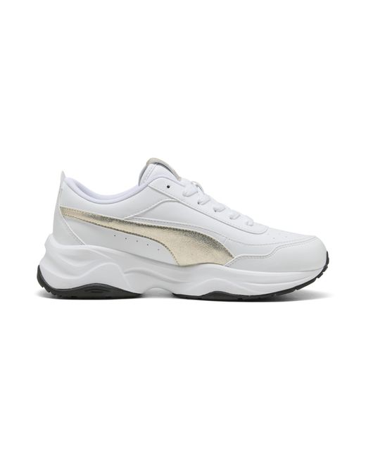 PUMA White Cilia Mode Metallisch Whisper Sneakers Damen, Schuhe