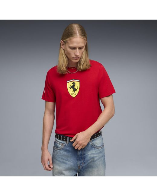 PUMA Scuderia Ferrari Colored Shield Tee for men
