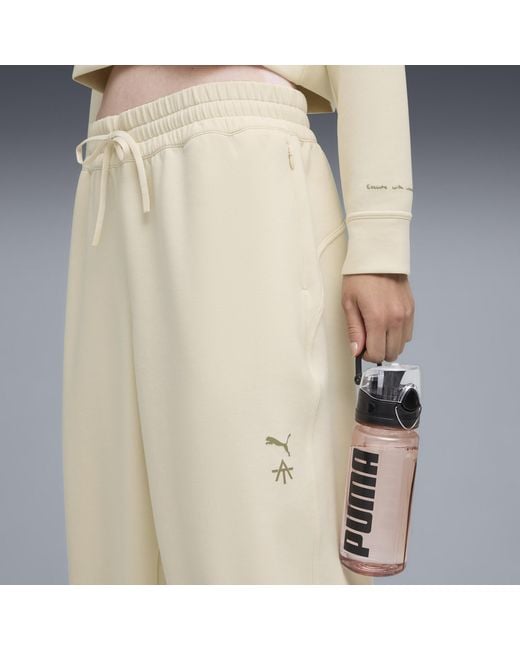 PUMA White X Alex Toussaint High-Waist Training Joggers Pant