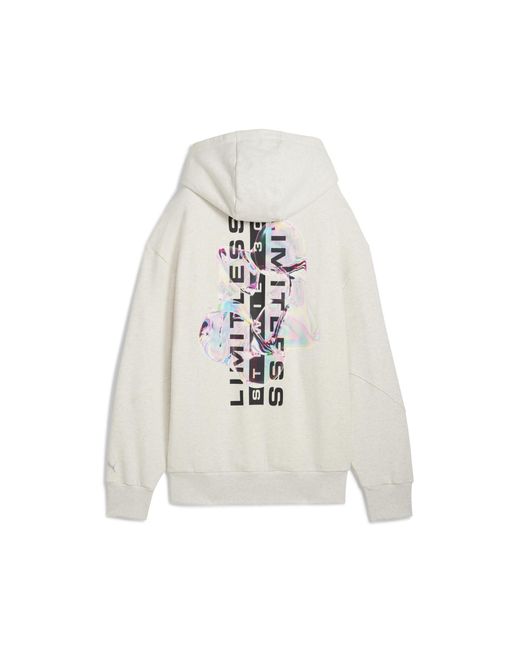 PUMA Stewie 4 Prism Basketbalhoodie Voor Maat in het White