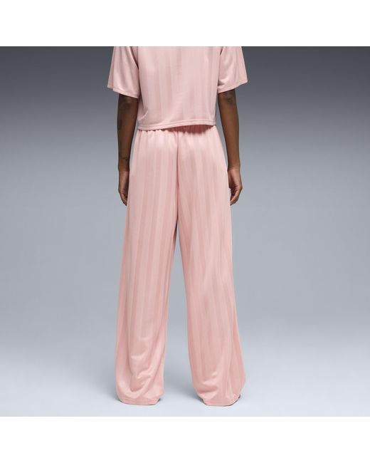 PUMA Pink League Wide Leg Pants