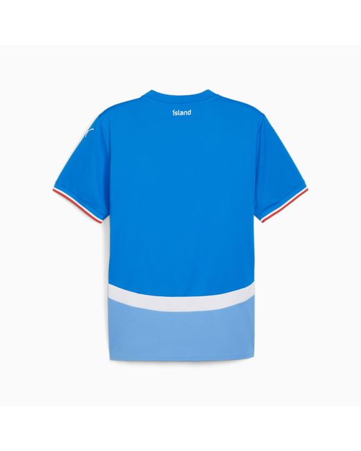 PUMA Blue Iceland 2024 Home Football Jersey for men