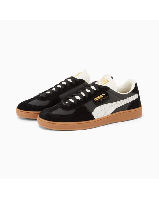 PUMA Black Super Team Horsy Sneakers , Warm