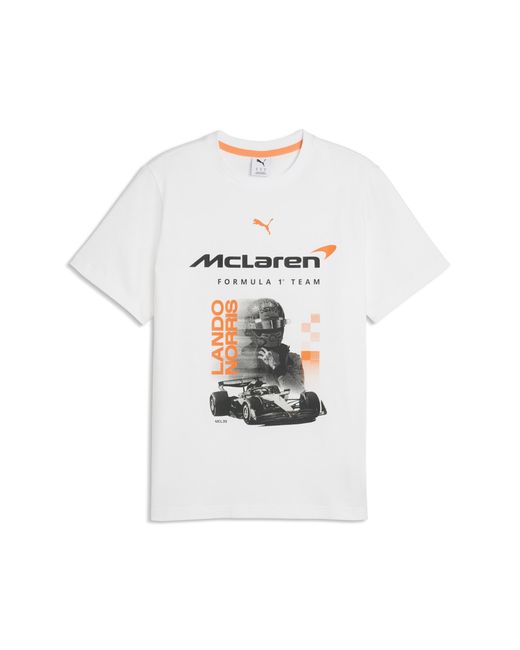 PUMA Gray Mclaren Mastercard F1 Team Replica Norris T-Shirt for men