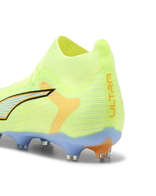 PUMA Yellow Ultra 6 Match+ Light Up Fg/Ag Football Boots