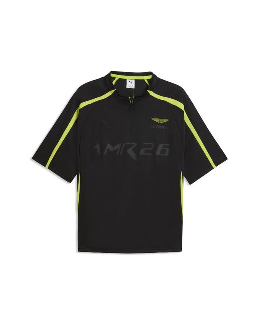 PUMA Black X Aston Martin Aramco F1 Team Lifestyle Jersey for men