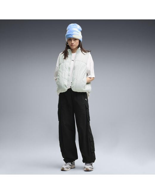 PUMA Black Essentials Relaxed Cargo Pants