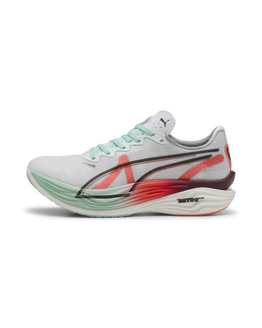 PUMA X Hyrox Deviate Nitroâ¢Elite 3 Hardloopschoenen Voor Rood/Wit, Maat 35,5 in het Green