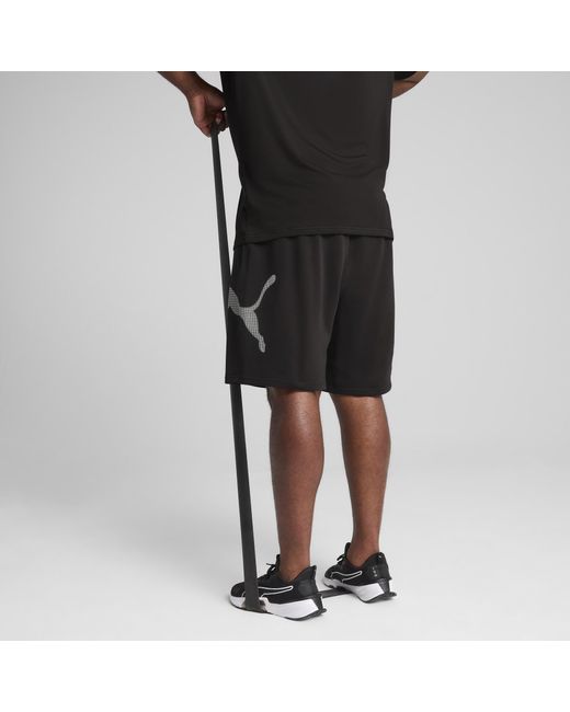 PUMA Train All Day Big Logo Gestrickte Shorts Herren in Black für Herren