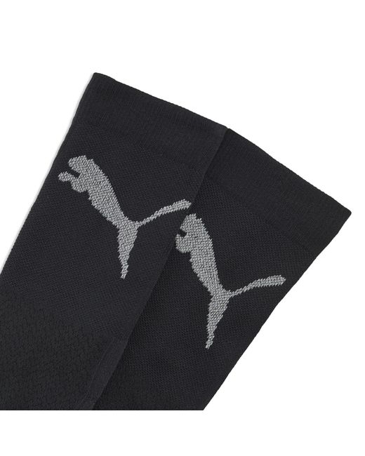 PUMA Black Running Crew Socks (2-Pack)