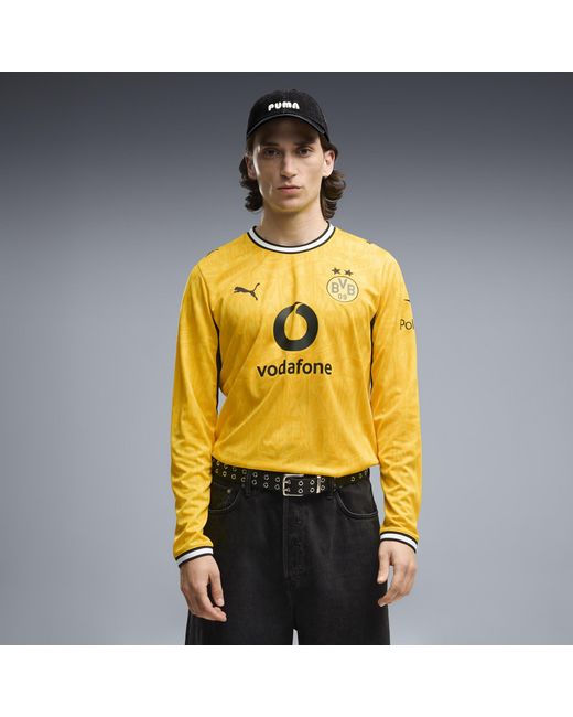 PUMA Yellow Borussia Dortmund 26/27 Home Long Sleeve Jersey for men
