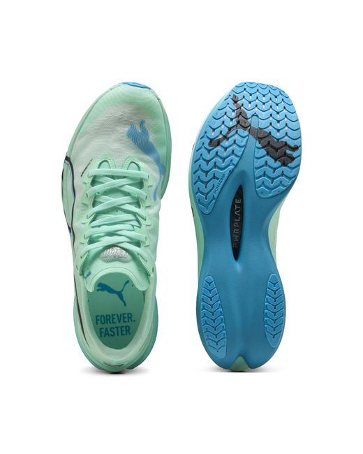 PUMA Deviate Nitro Elite 3 Laufschuhe Herren, Schuhe, Mint Melt/Speed Blau in Green für Herren