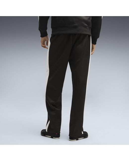 PUMA Black T7 Relaxed Track Pants for men
