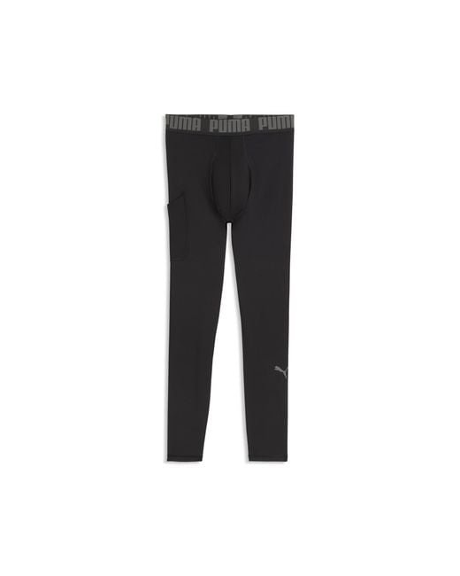 PUMA Black Pwrmode Training Base Layer Full Length Tight for men