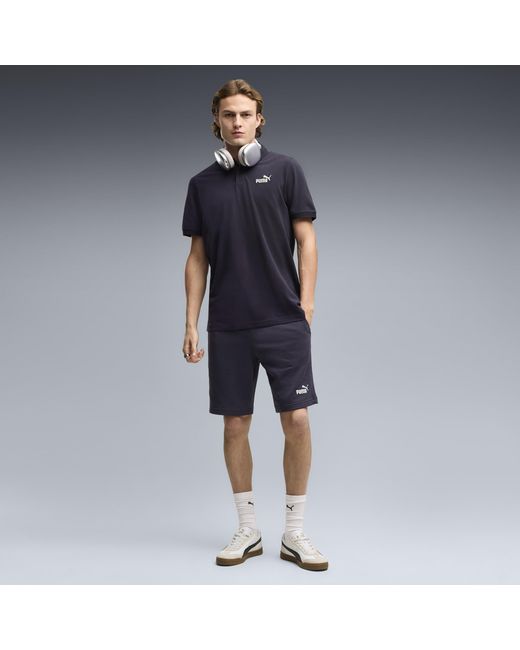 PUMA Blue Essentials No. 1 Logo 10" Shorts for men