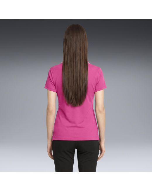 PUMA Pink Cloudspun Bridges Short Sleeve Golf Polo