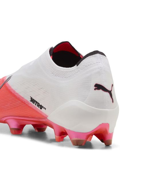 PUMA Red Ultra Nitro 7 Ultimate Fg Laceless Football Boots