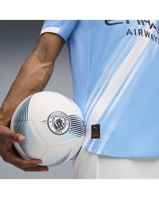 PUMA Blue Manchester City 25/26 Authentic Home Jersey for men