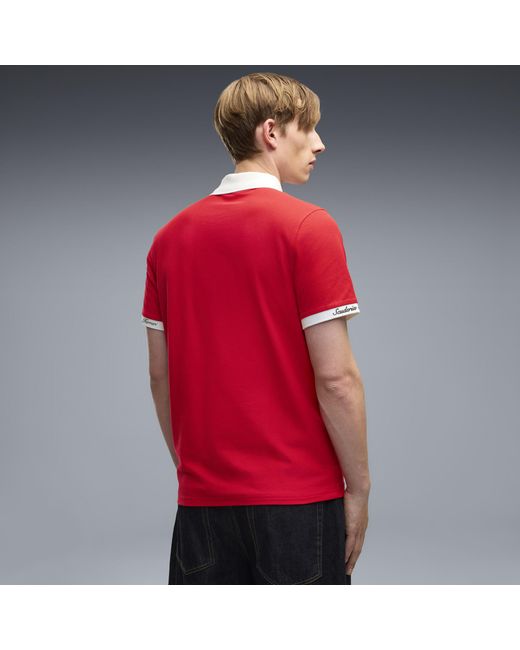 Polo di PUMA in Red da Uomo