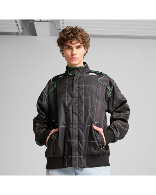 PUMA Black F1 Racing Jacket for men