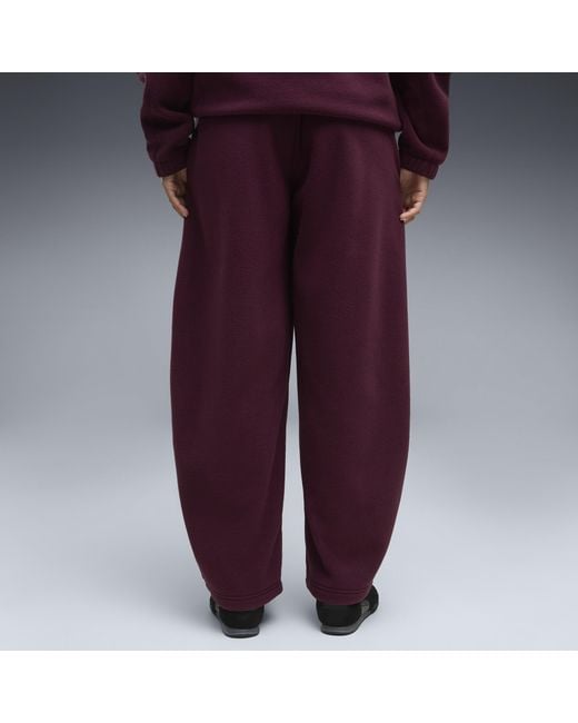 PUMA Purple Her Relaxed Winterised Barrel Leg Pants