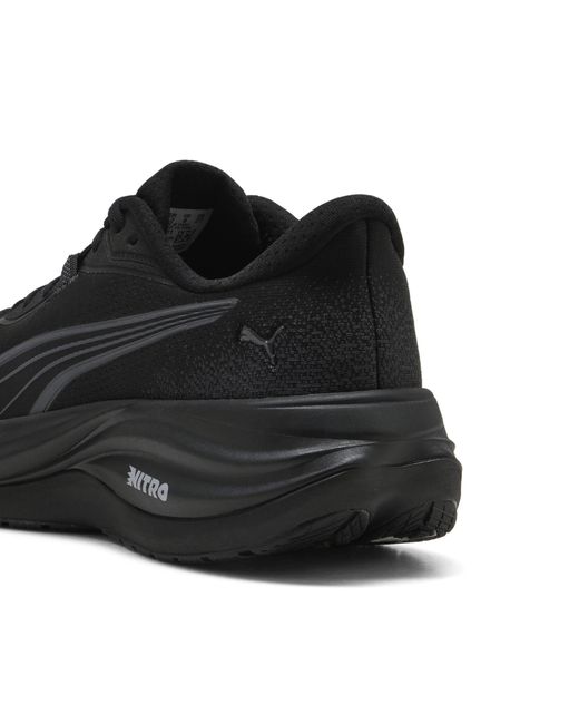 PUMA Black Electrify Nitro 5 Running Shoes for men