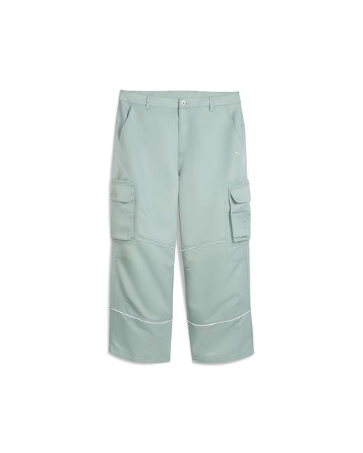 PUMA Gray Gear Twill Pants for men