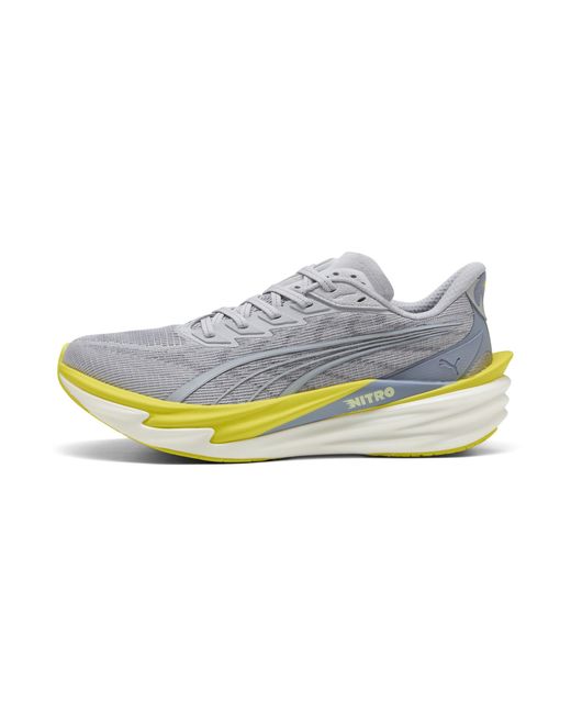 PUMA Blue Deviate Nitro 4 Road Running Shoes for men