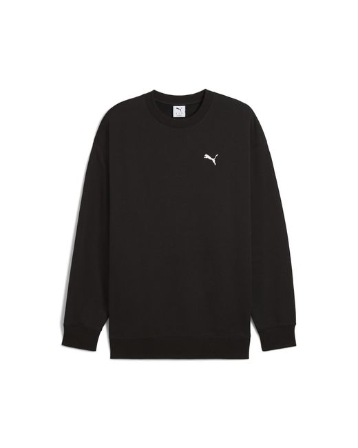 PUMA Black Wardrobe Essentials Relaxed Crew Shoes for men