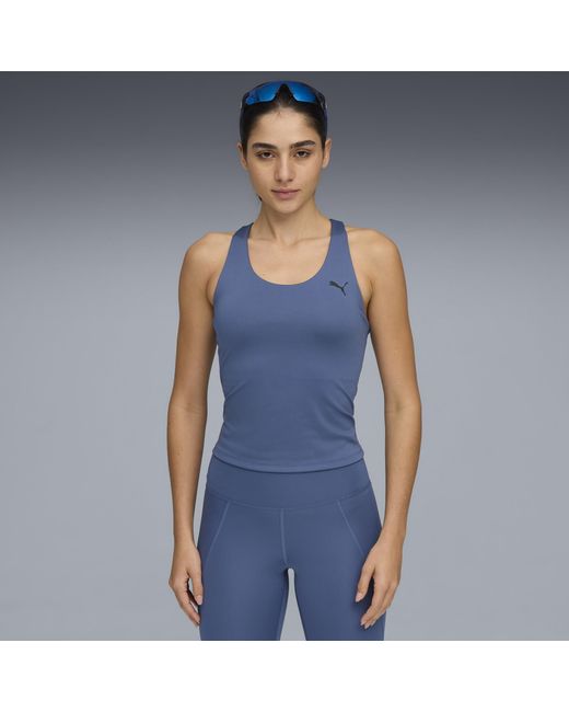 PUMA Blue Tad Essentials 2-In-1-Tanktop Damen, Kleidung, Dark
