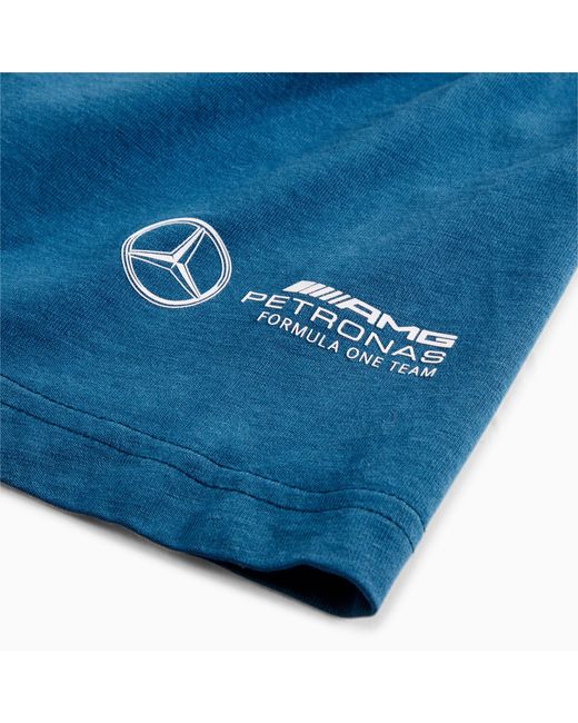 PUMA Mercedes-amg Petronas T-shirt Met Ronde Hals in het Blue