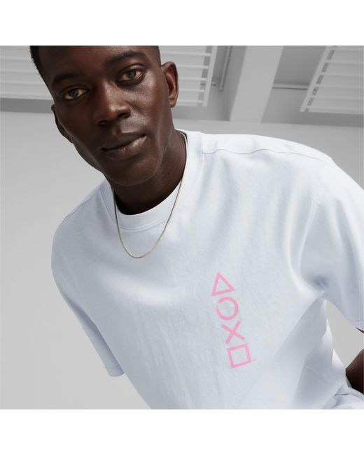 PUMA White X Playstation T-shirt for men