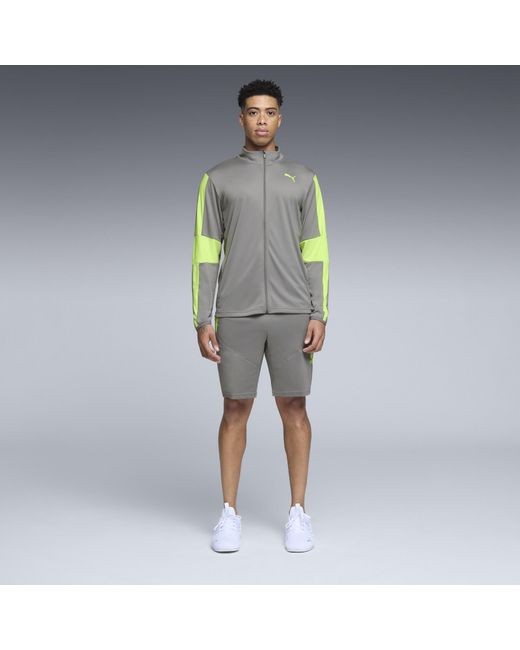 PUMA Gray Train 10" Shorts for men