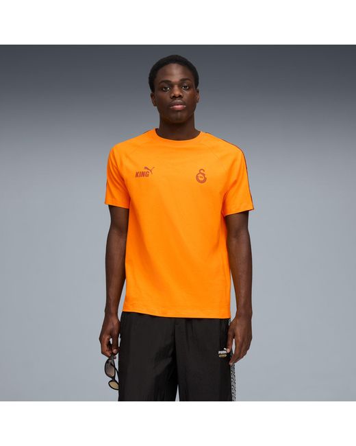 PUMA Orange Galatasaray Sk King T-Shirt for men
