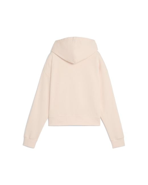 Sudadera Con Capucha Essentials Elevated Comfort Para Mujer, Ropa, Rosebay PUMA de color Natural