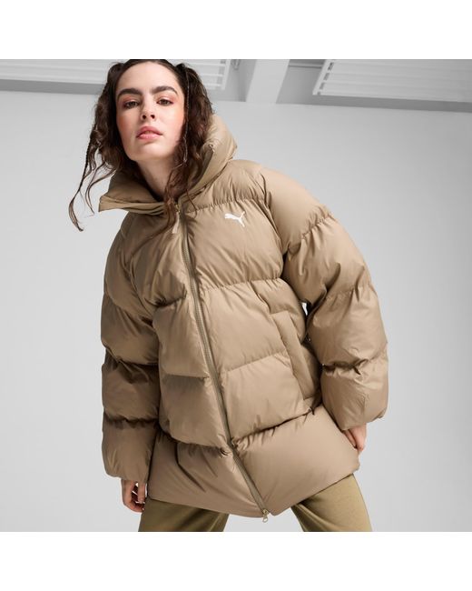 PUMA Oversized Pufferjack Voor in het Brown