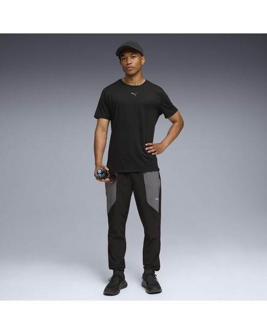 PUMA Black Tad Essentials Solid Cat T-Shirt for men